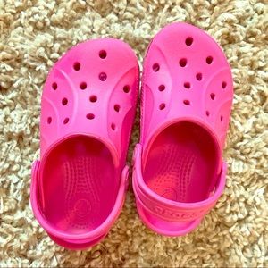 Adorable Pink Toddler Crocs